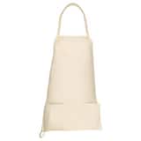 ERB Safety One Size Fits All 23 in. Poly Apron in Natural E18066 at Pollardwater