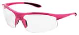ERB Safety Ella Plastic Safety Glass with Pink Frame and Clear Lens ERB18618 at Pollardwater