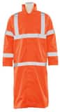 ERB Safety S163 Size M Reusable Plastic Rain Coat in Hi-Viz Orange E62035 at Pollardwater