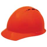 ERB Safety Americana Vent Cap Safety Helmet with Mega Ratchet in Hi-Viz Orange E19455 at Pollardwater
