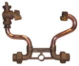 A.Y. McDonald 12 in. Copper 5/8 x 3/4 in. Meter Setter Horizontal 3/4 in. Dual Purpose Nut (Flare/FIP) Inlet/Outlet Ball Valve x Meter Nut Lead Free M720212WXDD33 at Pollardwater