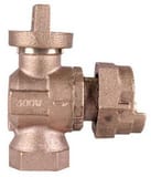A.Y. McDonald 74604B 3/4 in. FNPT x Meter Angle Ball Supply Stop Valve Lead Free M74644BF at Pollardwater