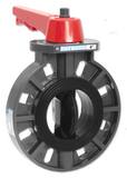 BY Series PVC EPDM Lever Handle Butterfly Valve HBY110300EL at Pollardwater