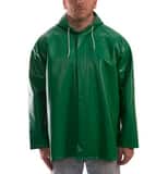 Tingley Safetyflex® Size S Plastic and Velcro Hooded Jacket in Green TJ41108S at Pollardwater