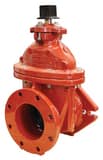 Matco-Norca 200FJW Series 4 in. Mechanical Joint x Flange Cast Iron-Stainless Steel NRS Resilient Wedge Gate Valve M200FJ11W at Pollardwater