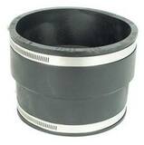 Fernco 1002 Series 5 in. Clamp Plastic Coupling with Stainless Steel Band F100255 at Pollardwater