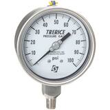 Details about   USED TRERICE 4.5" Pressure Gauge 0-15 PSI 600 