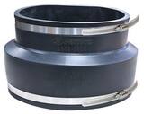Fernco 1002 Series 10 in. Clamp Plastic Coupling with Stainless Steel Band F10021010 at Pollardwater