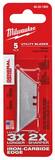 Milwaukee® 3 x 1-17/20 in. Knife Blade Pack of 5 M48221905 at Pollardwater