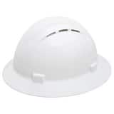 ERB Safety Americana® Size 6.5-8 Plastic Full Brim Vented Ratchet Hard Hat E19431 at Pollardwater