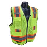 Radians Radwear® Size XXXL Surveyor Vest in Hi-Viz Green RSV6HG3X at Pollardwater