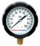 Thuemling Industrial Products Bourdon 3-1/2 in. 100 psi Liquid Filled Pressure Gauge MNPT T6106985 at Pollardwater
