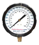 Thuemling Industrial Products 3-1/2 x 1/4 in. MNPT 100 psi Brass and Stainless Steel Pressure Gauge T6106991 at Pollardwater