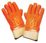 Seattle Glove Size L Plastic Dipped and Coated Glove in Hi-Viz Orange S8940BT at Pollardwater