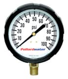 Thuemling Industrial Products Bourdon 2-1/2 in. 100 psi KEMX Liquid Filled Pressure Gauge MNPT T4106725 at Pollardwater