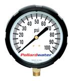 Pollardwater 3-1/2 in. 300 psi KEMX Liquid Filled Pressure Gauge MNPT T6109100 at Pollardwater