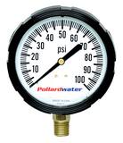 Thuemling Industrial Products Bourdon 2-1/2 in. 30 psi Bottom Mount Glycerine Pressure Gauge T4102118 at Pollardwater