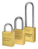 Master Lock 1-1/2 x 1-1/2 in. Solid Brass Padlock Keyed Alike MA41KA at Pollardwater