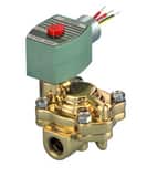 Asco Pneumatic Controls Red Hat® 8221 Series 120V Solenoid Valve 150 psi 4-3/8 in. Brass and Stainless Steel A8221G003 at Pollardwater