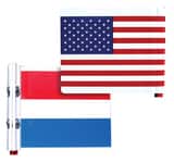 Ro Don Corporation Mini-Flag™ Flag in Red, White and Blue RMFLAGUSAS at Pollardwater