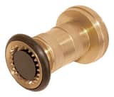 Abbott Rubber Co Inc 1-1/2 in. NST Brass Adjustable Hose Nozzle AJAHN150NSTB at Pollardwater