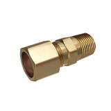 Pack of 3 Proflo PFXCTBN Compression Domestic 1/4" OD Brass Tee x 