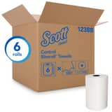 Scott® 580 ft. Hard Roll Towel in White (Case of 6) K12388 at Pollardwater