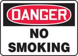 Accuform 14 x 10 in. Danger No Smoking Sign AMSMK133VP at Pollardwater