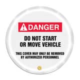 24 Wheel Cover DO NOT START OR MOVE VEH AKDD737 at Pollardwater