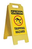 Accuform Signs Fold-ups® 12 in. Floor Sign Caution - Tripping Hazard AMF118 at Pollardwater