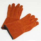 Bel-Art Products Clavies® Terry Cloth Heat Resistant Bio Hazard Oven Glove in Orange BH132010000 at Pollardwater