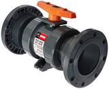 6 in. Plastic Full Port Union Flanged 235# Ball Valve HTB1600F at Pollardwater