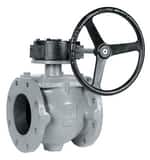 VAG USA Eco-centric® 8 in. Ductile Iron 175 psi Flanged Worm Gear Plug Valve V18013000504 at Pollardwater