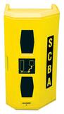 Allegro Industries 17 in. Hi-Viz Yellow LLDPE Heavy Duty Single SCBA Wall Case A4125 at Pollardwater