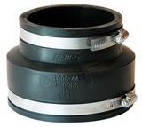Fernco 1006 Series 4 in. Clamp Plastic Coupling with Stainless Steel Band F100644 at Pollardwater