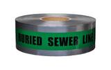 Presco 3 in. x 1000 ft. Underground Sewer Detectable Tape PSD3105G4 at Pollardwater