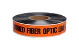 Presco 2 in. x 1000 ft. 5 Mil Underground Detectable Fiber Optic Tape in Orange PSD2105O51 at Pollardwater