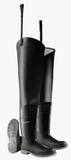 Dunlop Thigh Waders Size 8 Plastic Boot in Black O860558 at Pollardwater