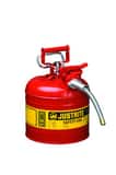 Justrite Type II Safety Can Type II 2 gal with Flexible Spout JUS7220120 at Pollardwater