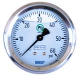 WIKA 160 psi Bourdon Pressure Gauge W52132102 at Pollardwater