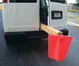 Accuform Signs 18 x 18 in. Heavy Duty Mesh Tailgate Warning Flag AFSG204 at Pollardwater