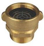 Dixon Valve & Coupling 2-1/2 in. FNST x 2-1/2 in. MPT Brass Swivel Adapter with Debris Screen DRSMSA250FZ at Pollardwater
