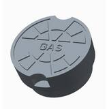 PROSELECT® 5-1/4 in. Cast Iron Valve Box Lid for Gas IVBLIDG at Pollardwater