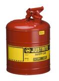 Justrite Type I 5 gal Safety Can with Self Close Lid J7150100 at Pollardwater