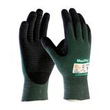 MaxiFlex® Cut™ L Size Micro Foam and Nitrile Coated Glove in Green and Black P348443L at Pollardwater