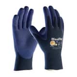 PIP® MaxiFlex® Elite™ M Size Nitrile Light Weight Nitrile Work Gloves with Nylon Knit Liner and Continuous Knit Wrist in Blue P34244M at Pollardwater