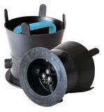 SW Services Debris Caps™ 5 to 5-1/2 in. Debris Cap with Blue Handle and Locking Bracket SDC455BLLD4 at Pollardwater