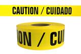 Presco 3 in. 2 mil Plastic Caution Cuidado Safety Barrier Tape in Yellow PB332Y13 at Pollardwater
