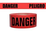 Presco 3 in. x 1000 ft. 2 mil Plastic Danger Peligro Safety Barrier Tape in Red PSB3102R174 at Pollardwater