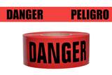 Presco 3 in. x 1000 ft. 2 mil Plastic Danger Peligro Safety Barrier Tape in Red PSB3102R174 at Pollardwater